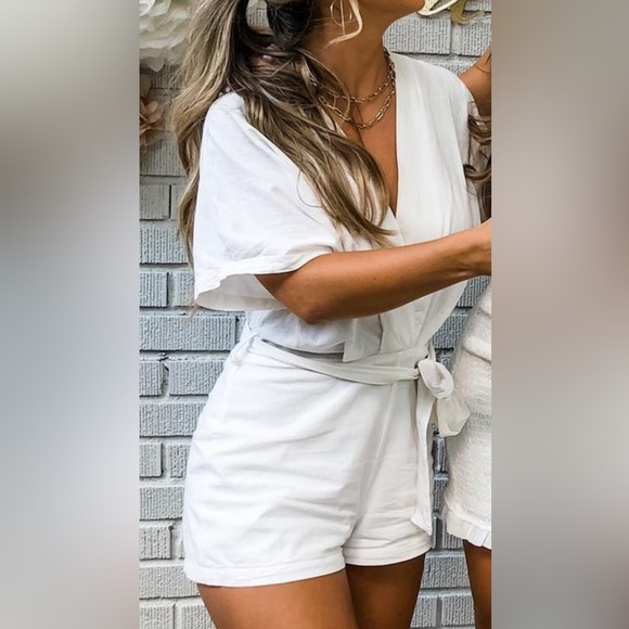 Romper, dress, white tops mostly all size small! - Picture 10 of 13